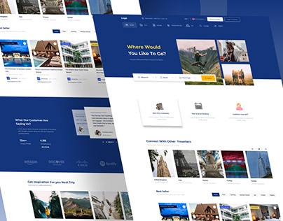 Travel Agency Landing Page Templates Design