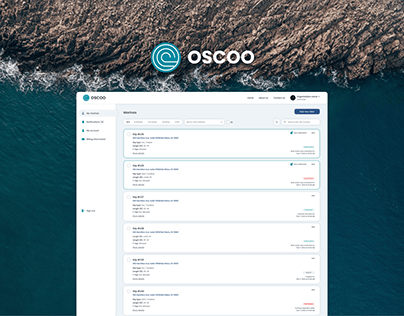 OSCOO - Marina Operator Case study - Web Design - UX UI