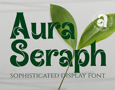 Aura Seraph - Display font