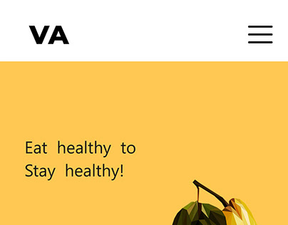 Redesign of a Nutritionist Website (Mobile)