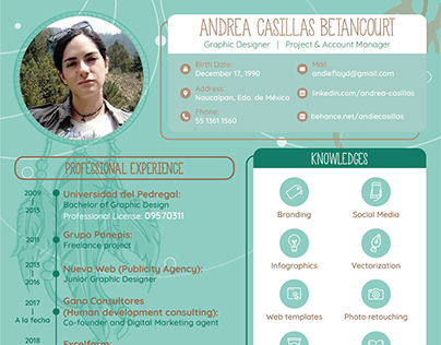 CV Andrea Casillas