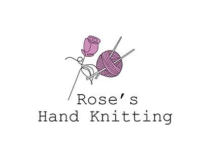 Rose Hand Knitting - Logo Designs