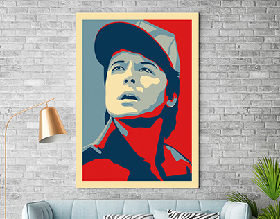 Marty McFly Vector