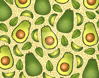 Avocado Pattern Design