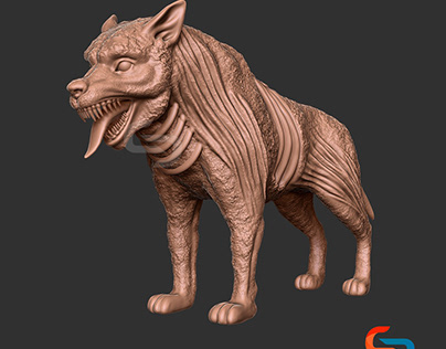 3D Character Design for Hellhound