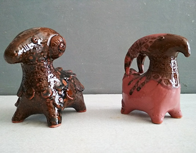 Проект серии глиняных игрушек