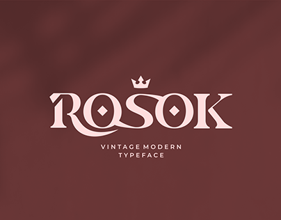 Rosok - Vintage Modern Typeface