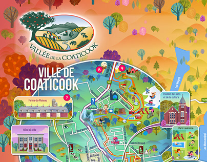 Tourism Coaticook maps