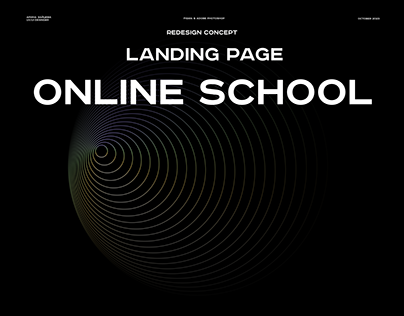 Landing page l Online school