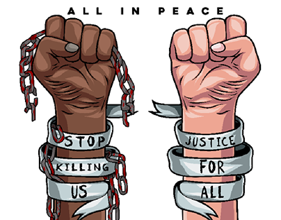 Black Lives Matter All in Peace