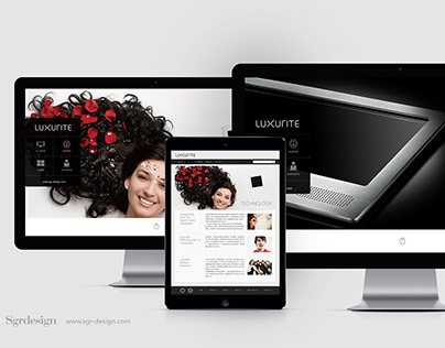 luxurite brand web design