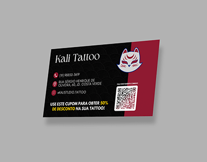 Cupom de desconto | Kali Tattoo