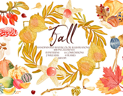 Fall Watercolor Collection