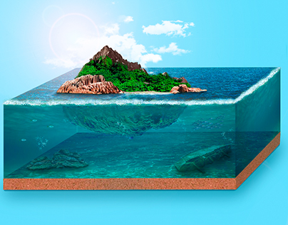 Fishbowl Island / Retoque Digital