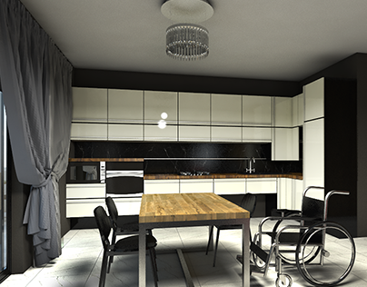 Apartament with High Contrast | Interior Design