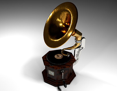 3D Gramophone Model