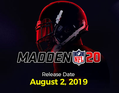 Madden NFL 20 Release Date Design