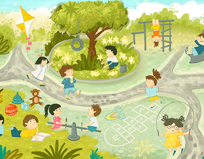 Playground Illustration