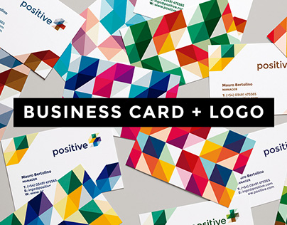 Positive - Logo Template + Business Card