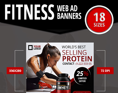 Banners for Fitness Product  - Multipurpose