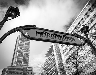 Montreal Metro Station sign