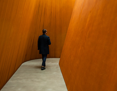 Richard Serra at the Gagosian
