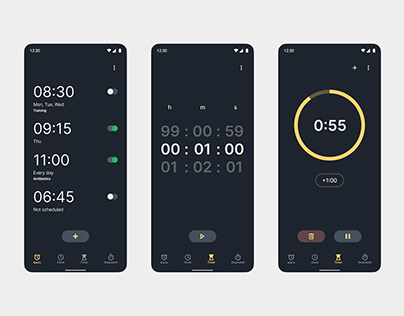 Daily UI #14 - Countdown/Timer/Clock App