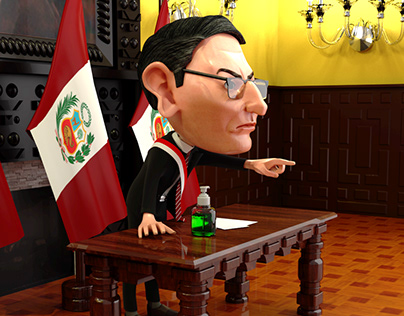 Modelado 3D - Presidente Martín Vizcarra