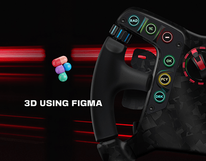 3D Steering Wheels - Created using Figma