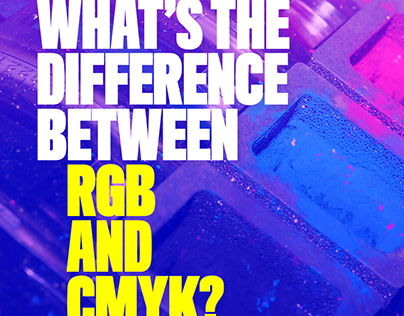 Difference between RGB and CMYK