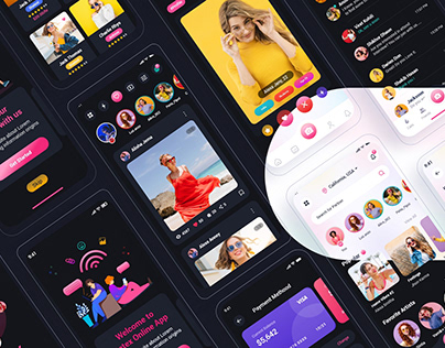 Datex Online Dating Mobile App UI Kits
