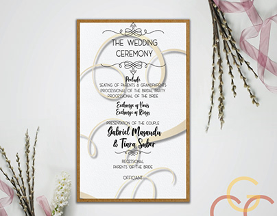 Wedding Programs & invitations