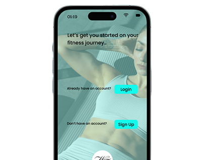 WorkFit.. A fitness app with streak bar.