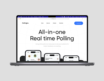 Pollingku - Polling Landing Page