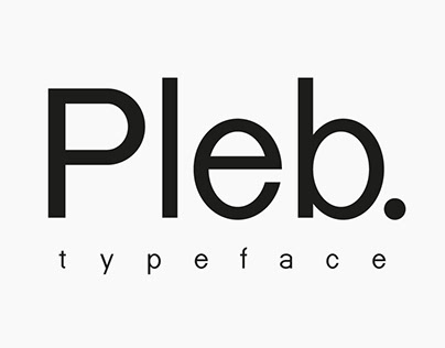 Pleb Typeface - Free Font