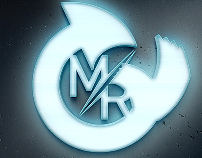 Mr logo with lighting effect