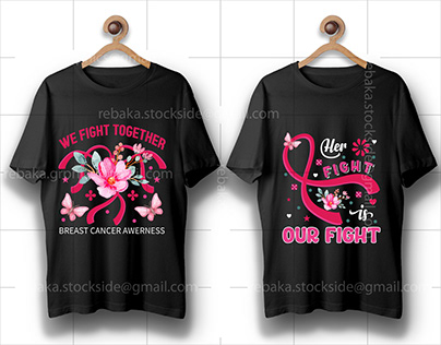 Breast Cancer Awerness T-Shirt Design