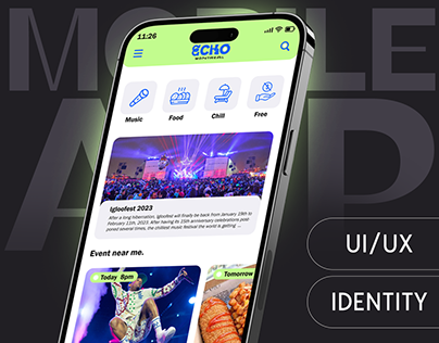 Echo Montreal // UI/UX app & Branding