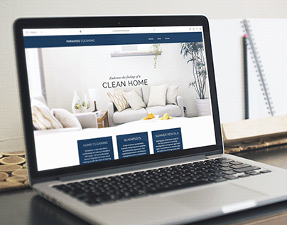 Website Design - Paradise Cleaning