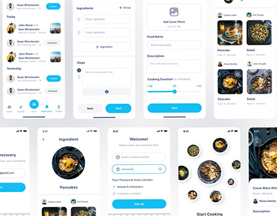 Cooking App Design | UI/UX