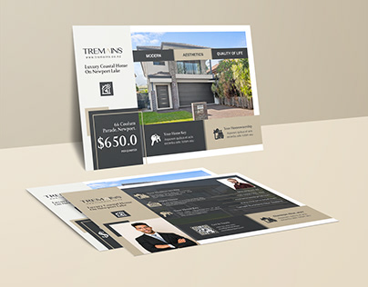 Real Estate - Postcard Design