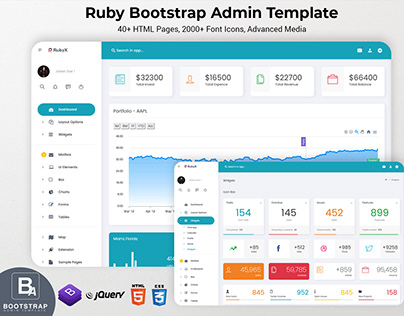 Responsive Admin Dashboard with Bootstrap Admin Web App