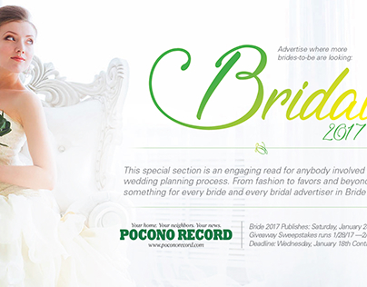 #Bridal ads #poconorecord
