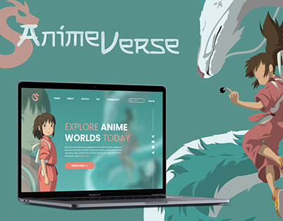AnimeVerse Landing Page