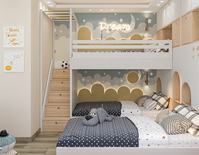 Three- Bed room Design