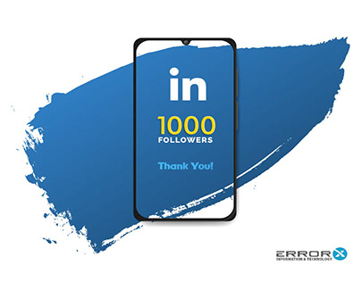 A special thank you to our 1,000 LinkedIn followers