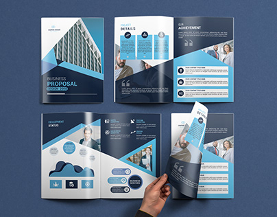 Corporate brochure, company profile booklet design