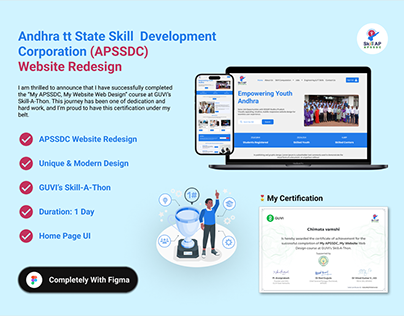 APSSDC Website Redesign (GUVI's Skill-A-Thon)
