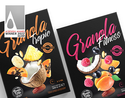 Granovita - The Granola Brand. Packaging Design