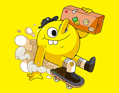 Blast Skates Mascot.